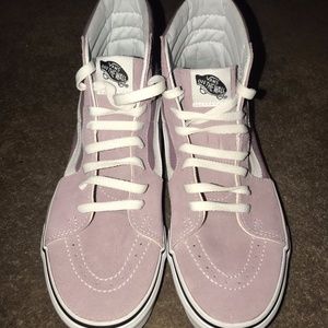 NWOT Vans purple skate high